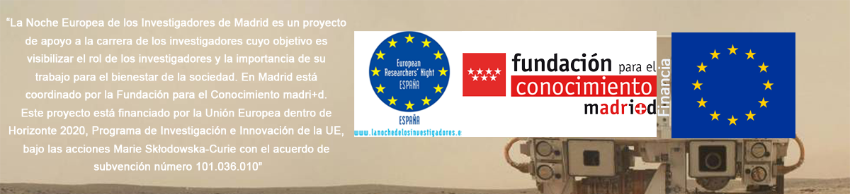 Imagen distintiva pie de página noche de los investigadores Comunidad de Madrid