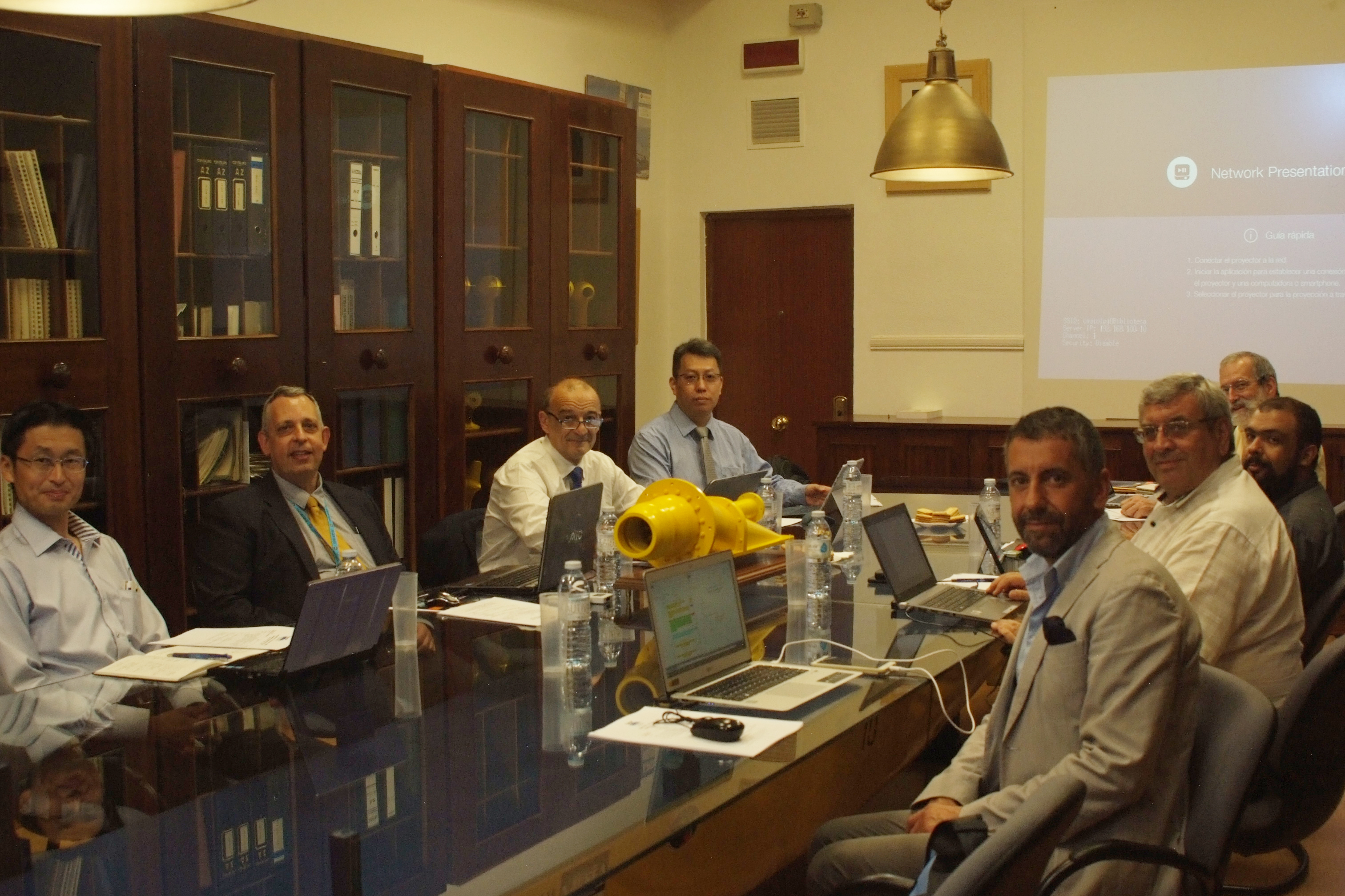 Reunión del Grupo de Sistemas de Calidad de la ITTC en las instalaciones del INTA en El Pardo