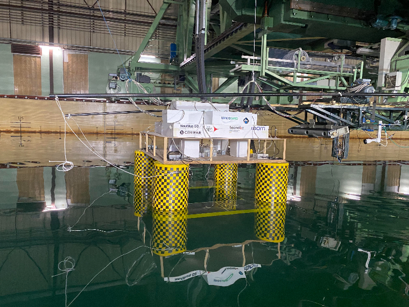 WIND2GRID Subestación flotante o FOSS (Floating Offshore Sub-Station)