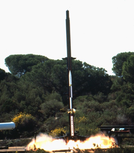 Lanzamiento cohete INTA 300 Arenosillo