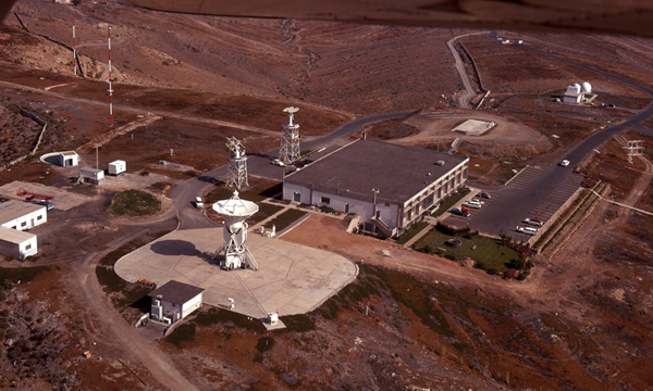 Estación Apolo de NASA en Canarias (CYI). Montaña Blanca. Año 1971.  Joseph William Hirman.