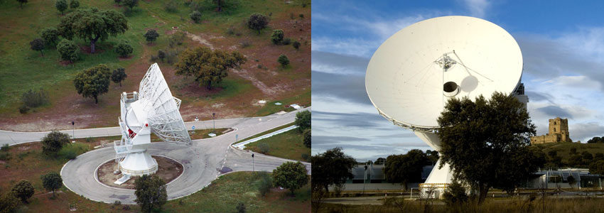 ESA station VIL-1 tracking antenna
